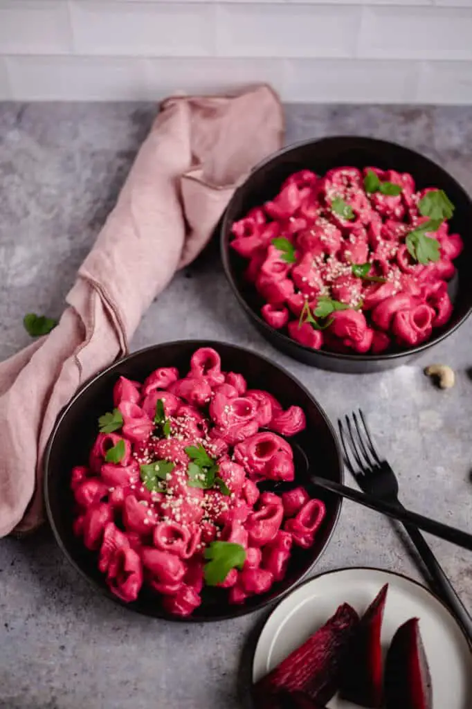 Rote Bete Pasta (vegan) Rezept