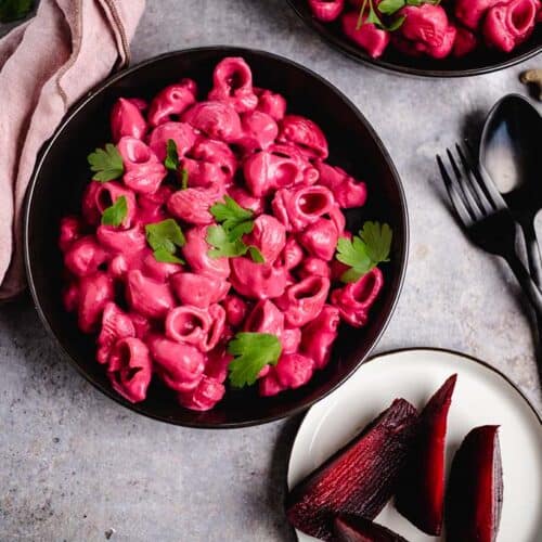 Rote Bete Pasta (vegan) Rezept