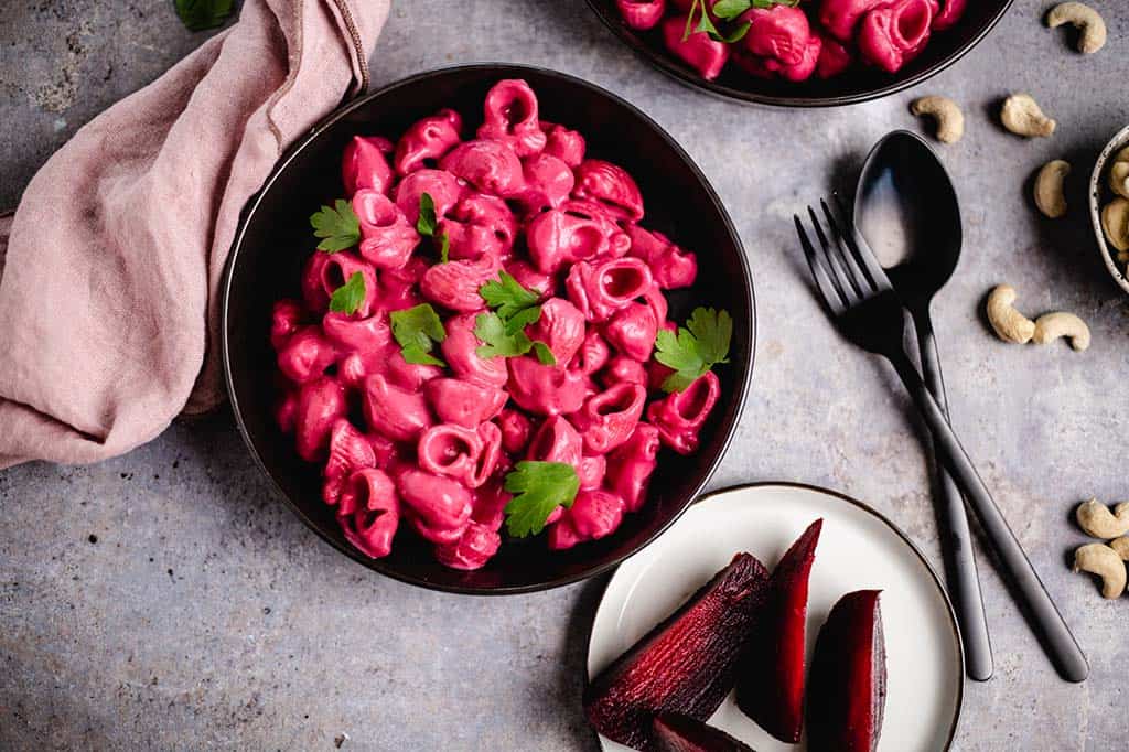 Rote Bete Pasta (vegan) Rezept