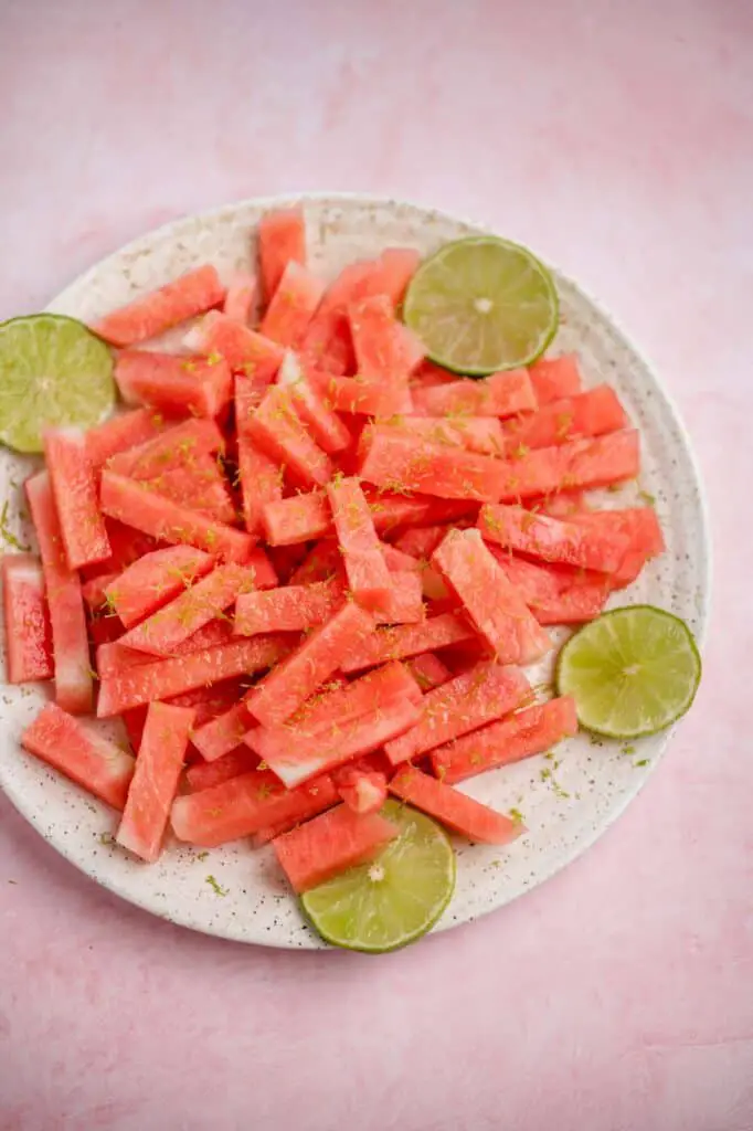 Vegane Wassermelonen Pommes