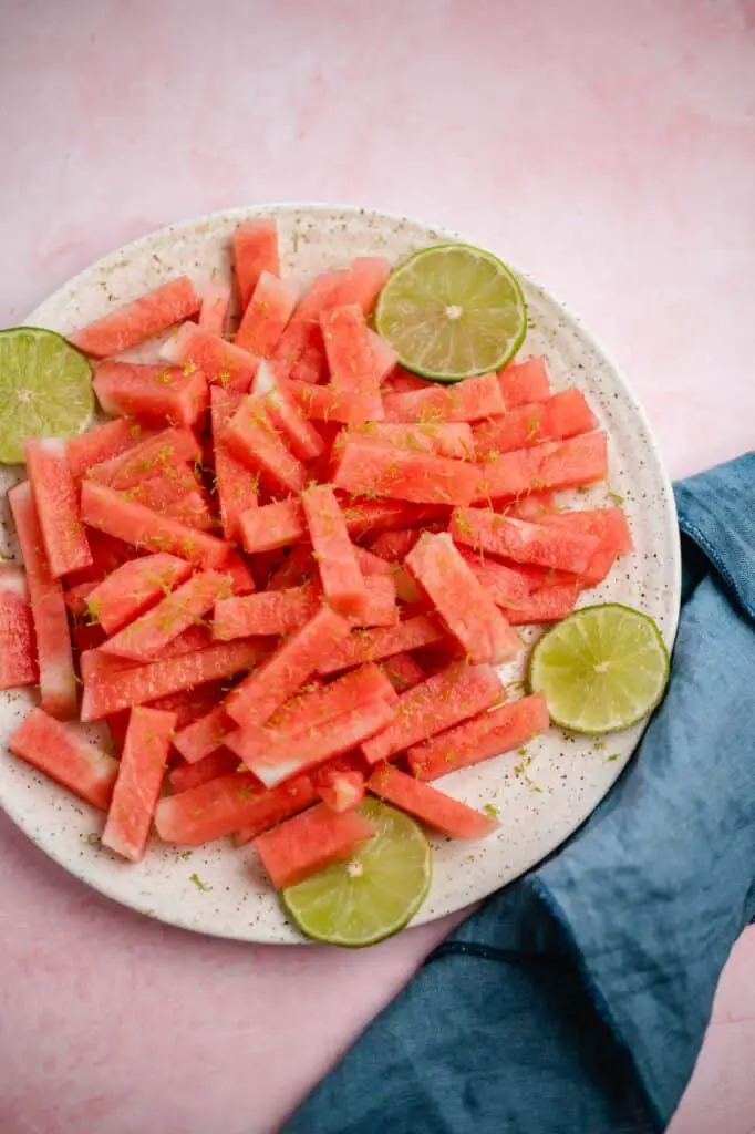 Vegane Wassermelonen Pommes