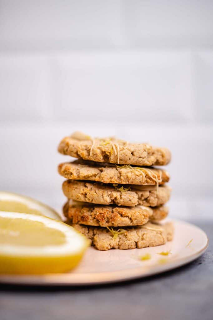 Vegane Zitronenkekse (glutenfrei & ölfrei)