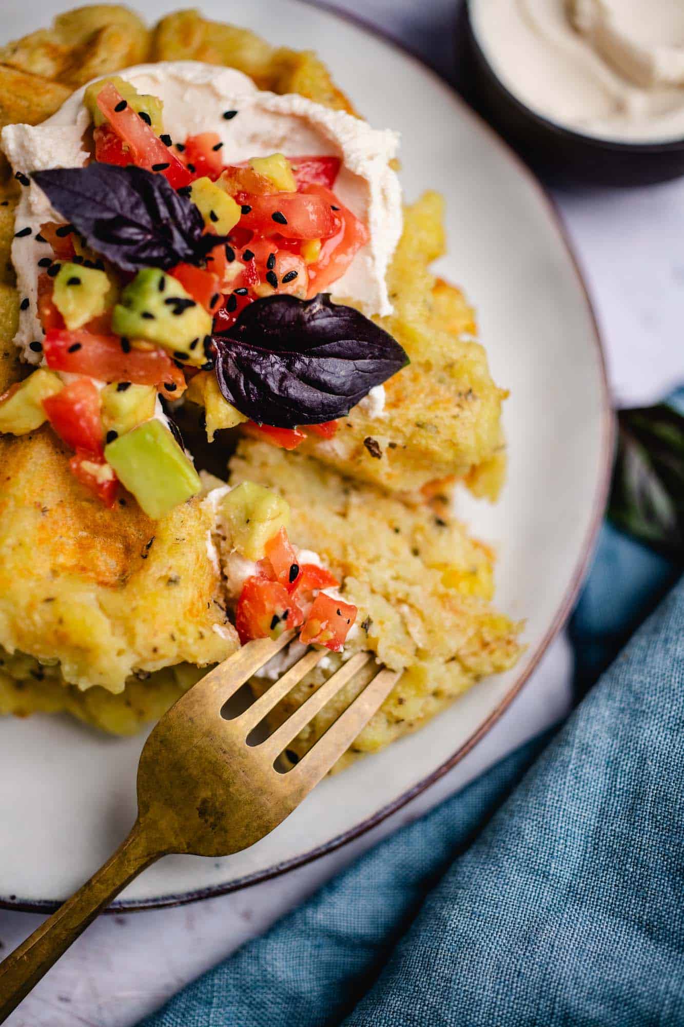 Vegane Kartoffel Waffeln (gf) 30 Minuten — VEGANE VIBES