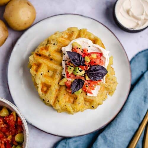 vegane Kartoffel Waffeln (gf)