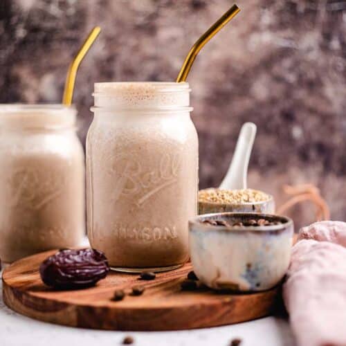 Tahini Coffee Shake (vegan) Rezept