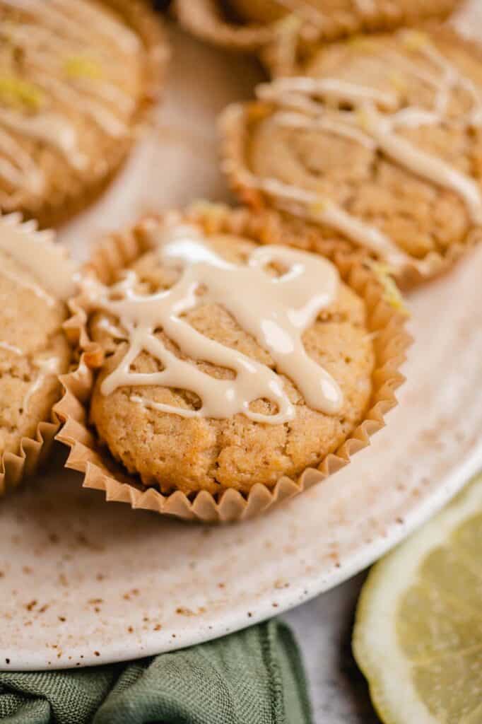 vegane Zitronen Muffins (glutenfrei)