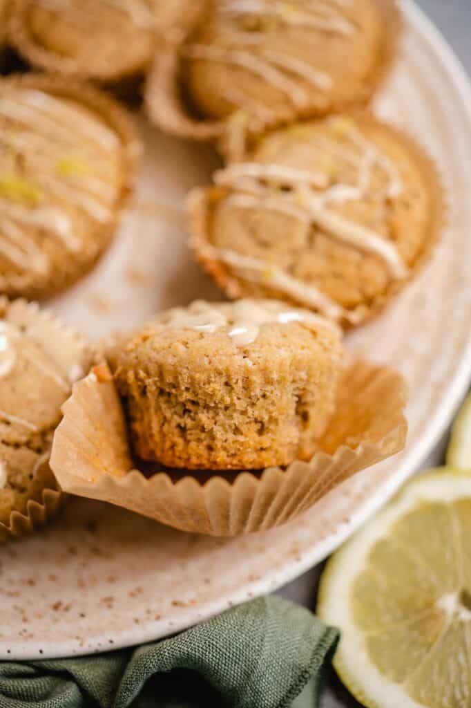 vegane Zitronen Muffins (glutenfrei)