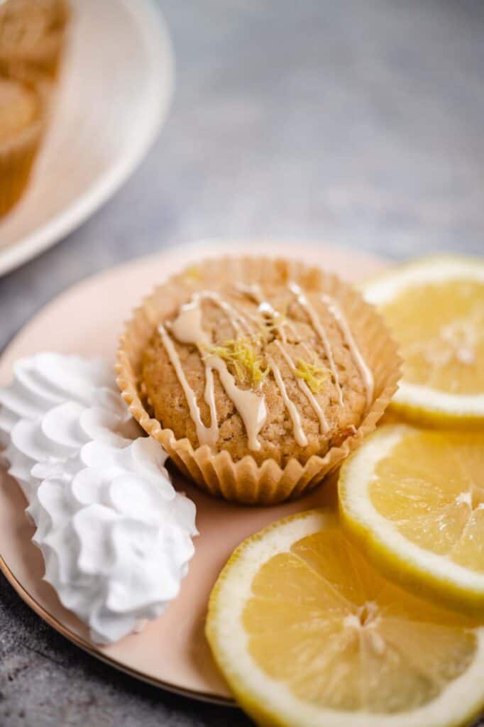 vegane Zitronen Muffins (glutenfrei)