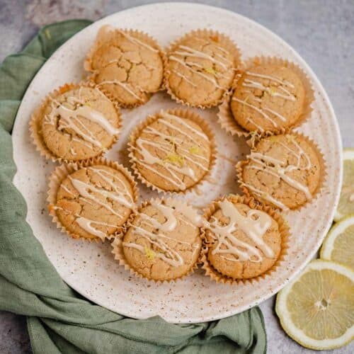 vegane Zitronen Muffins (glutenfrei)