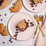 Vegane und glutenfreie Cookie Brownies