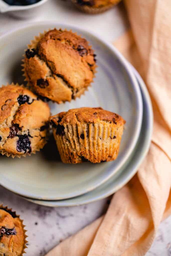 Schoko Heidelbeer Muffins (vegan & glutenfrei) Rezept