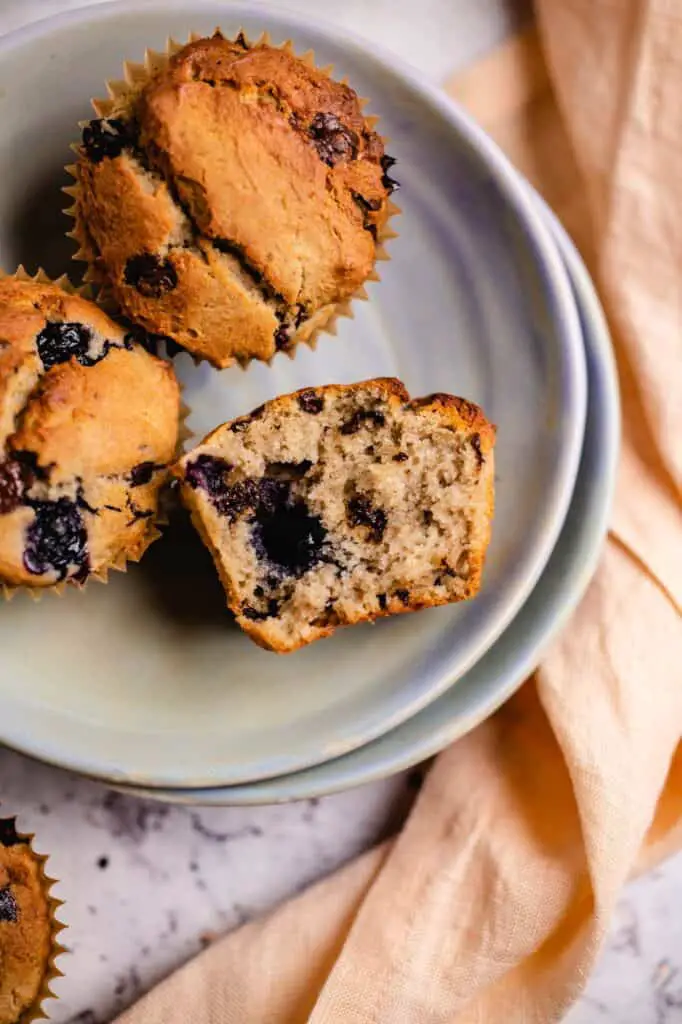 Schoko Heidelbeer Muffins (vegan & glutenfrei) Rezept