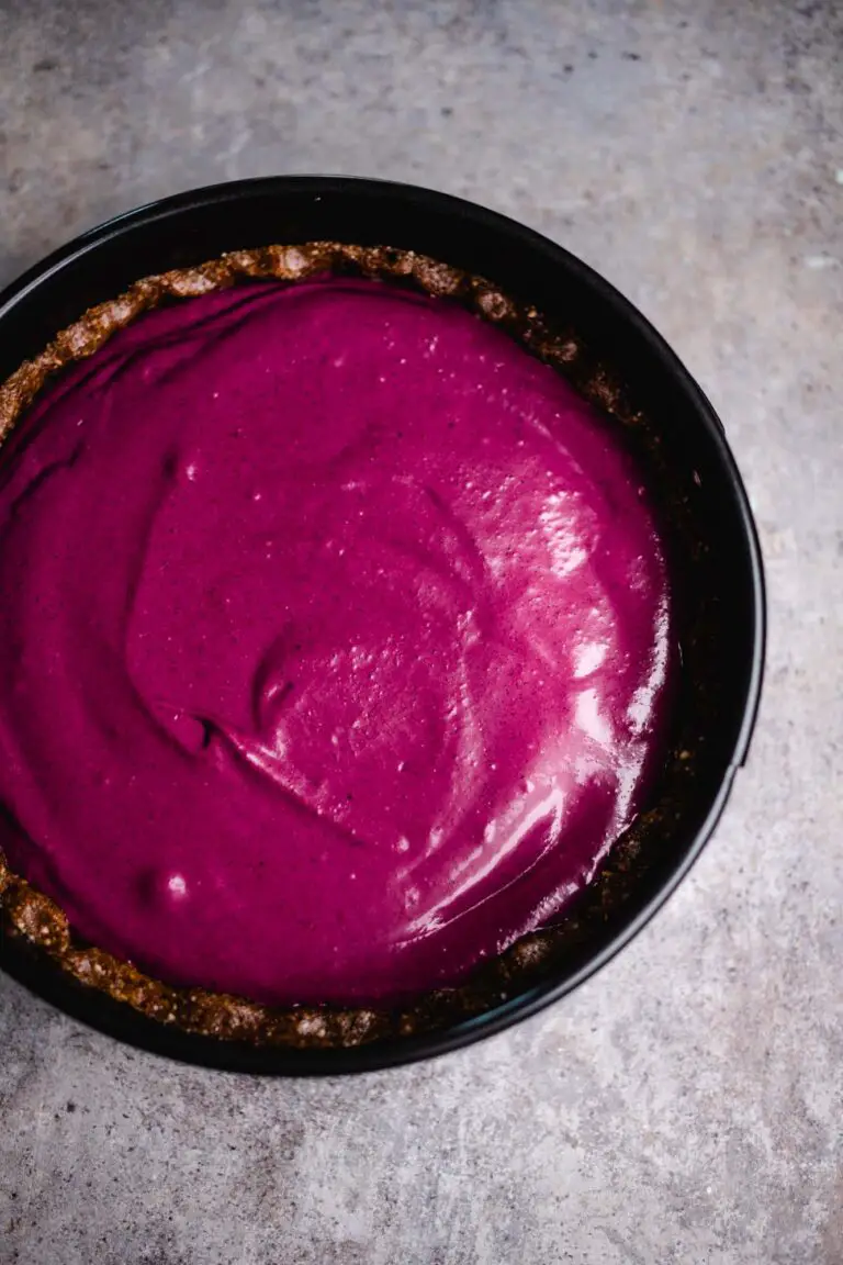 Veganer Heidelbeer Cheesecake (roh) — VEGANE VIBES
