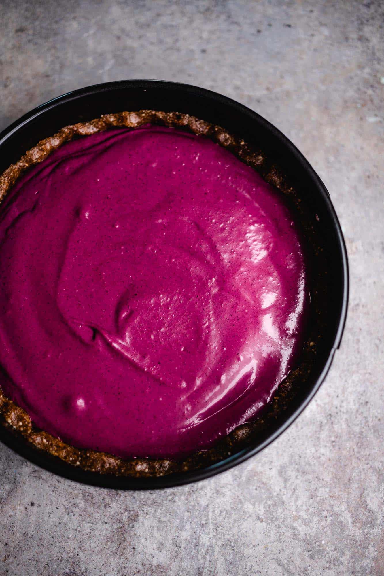 Veganer Heidelbeer Cheesecake (roh) — VEGANE VIBES