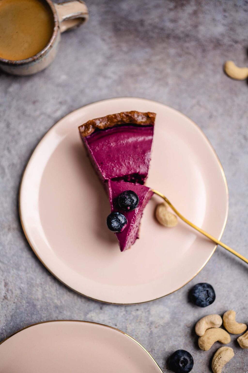 Veganer Heidelbeer Cheesecake (roh) — VEGANE VIBES