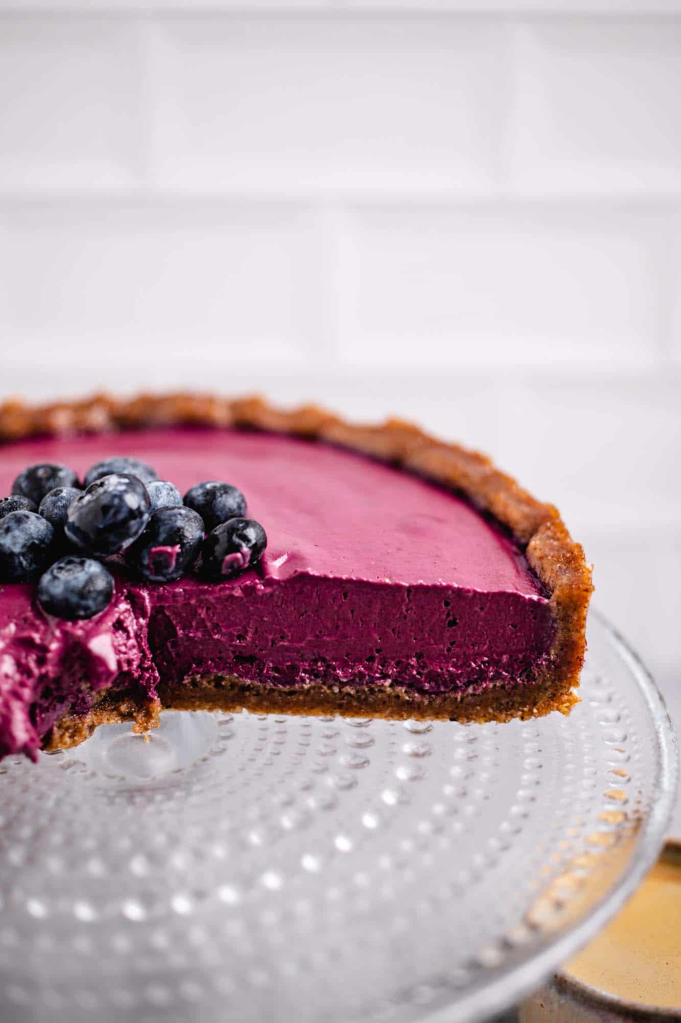 Veganer Heidelbeer Cheesecake (roh) — VEGANE VIBES