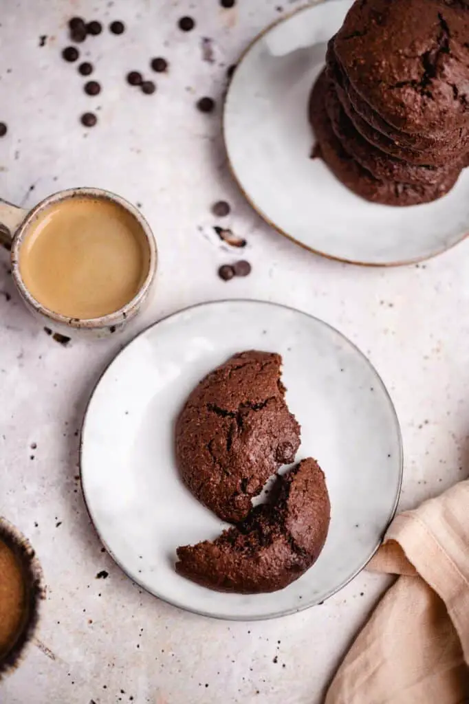 Vegane Brownie Cookies (glutenfrei) Rezept