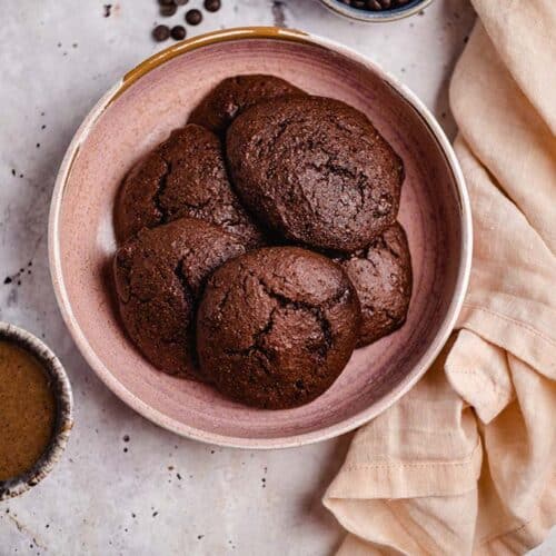 Vegane Brownie Cookies (glutenfrei) Rezept