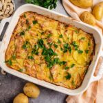 Kartoffelgratin mit Cashewsauce (vegan)