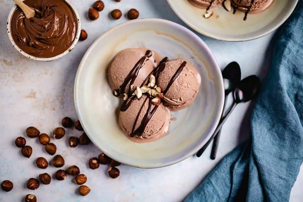 Veganes Nutella-Eis selber machen