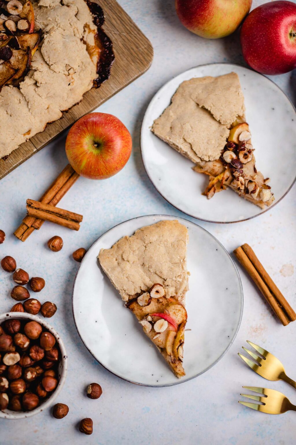 Apfel Galette (vegan &amp; glutenfrei) Rezept — VEGANE VIBES