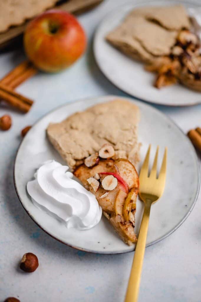 Vegan apple galette (gf)