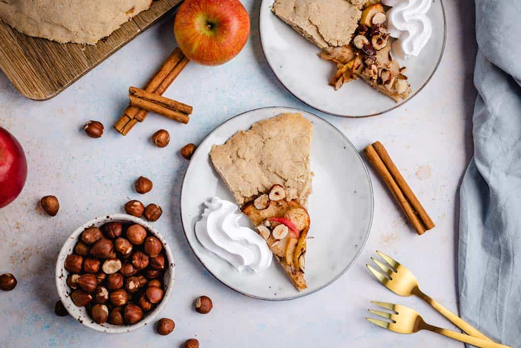 Vegane Apfel Galette (gf)
