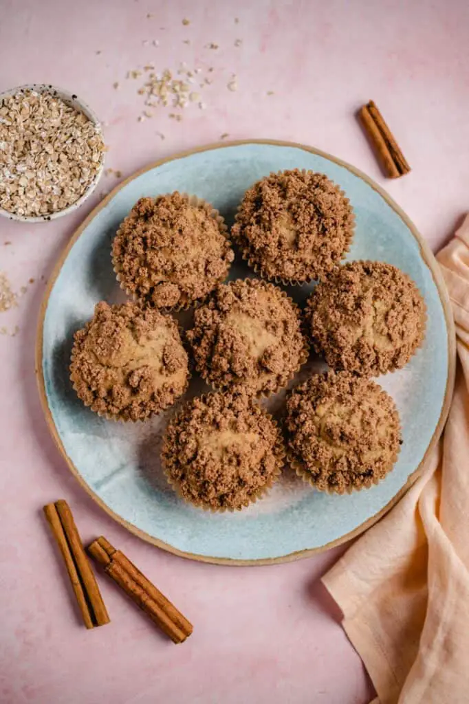 Vegane Zimt Crumble Muffins