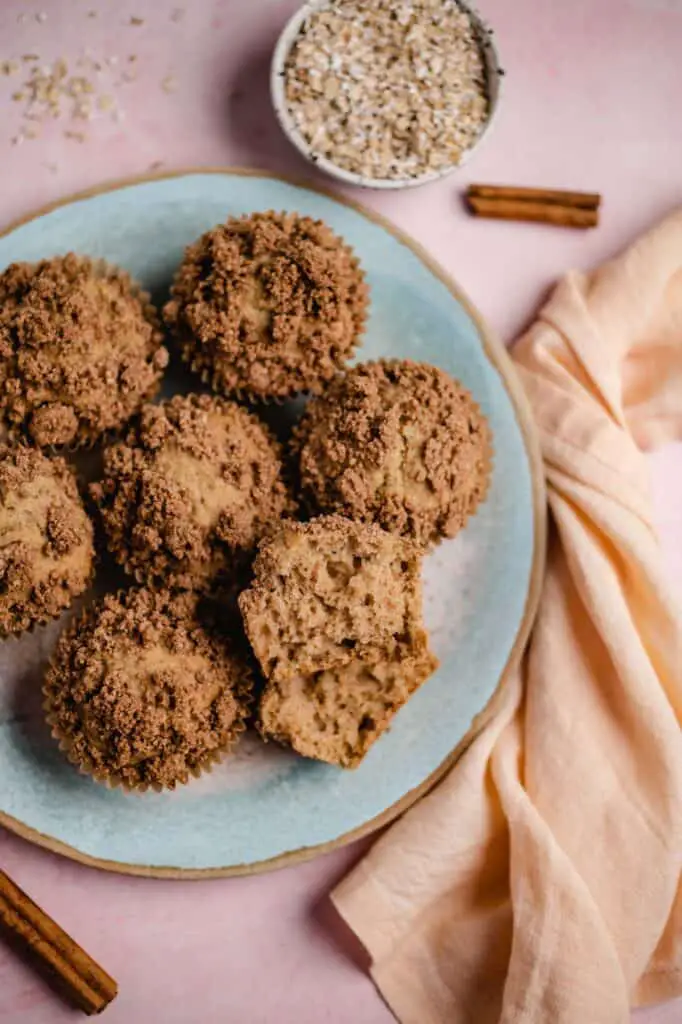 Vegane Zimt Crumble Muffins