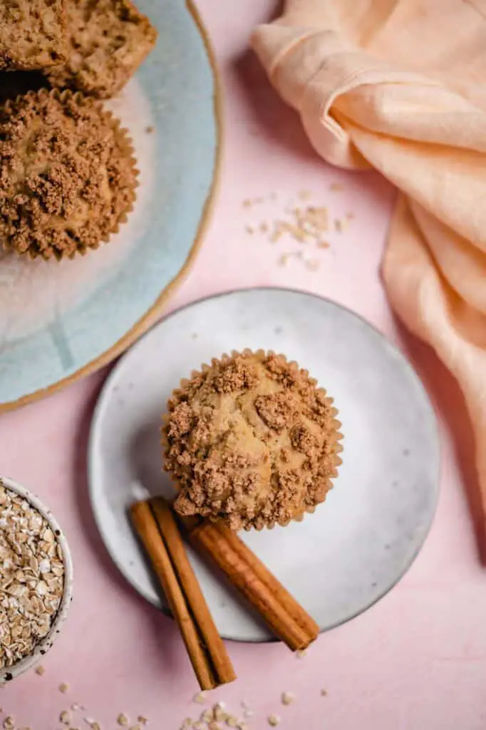 Vegane Zimt Crumble Muffins