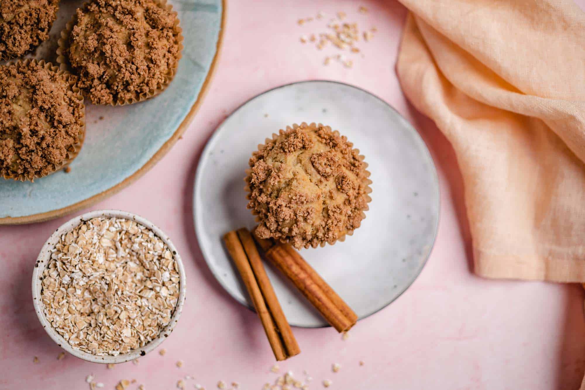 Vegane Zimt Crumble Muffins (45 Minuten) — VEGANE VIBES