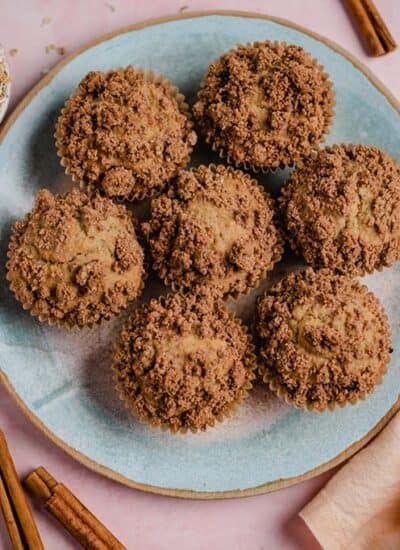 Vegane Zimt Crumble Muffins