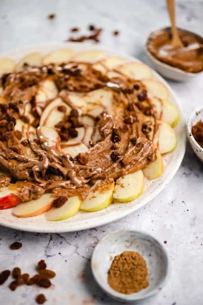 vegane Apfel Nachos (glutenfrei)