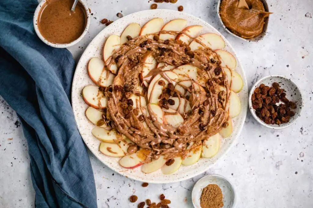 vegane Apfel Nachos (glutenfrei)