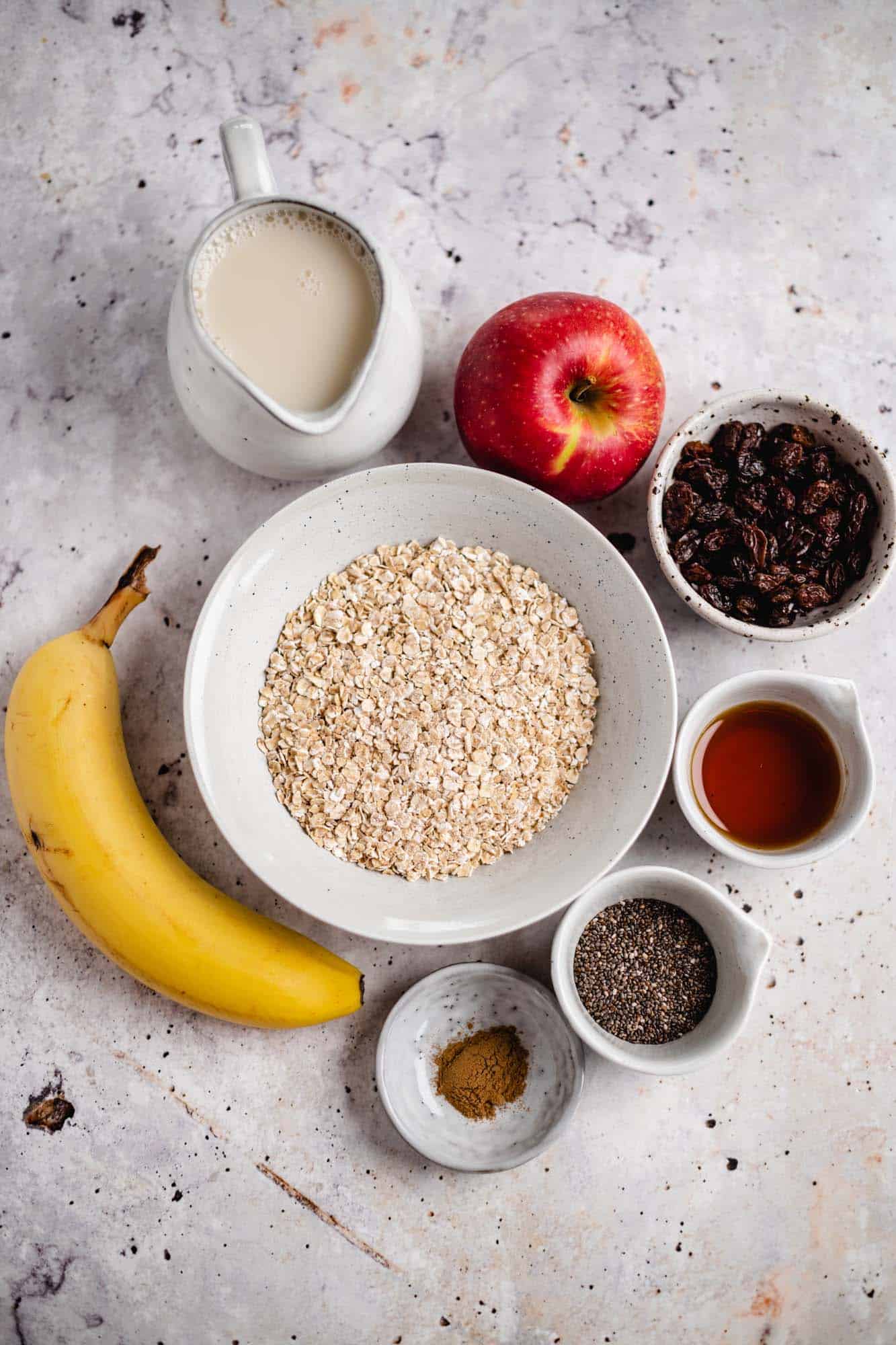 Apfel Zimt Overnight Oats (vegan &amp; gf) — VEGANE VIBES