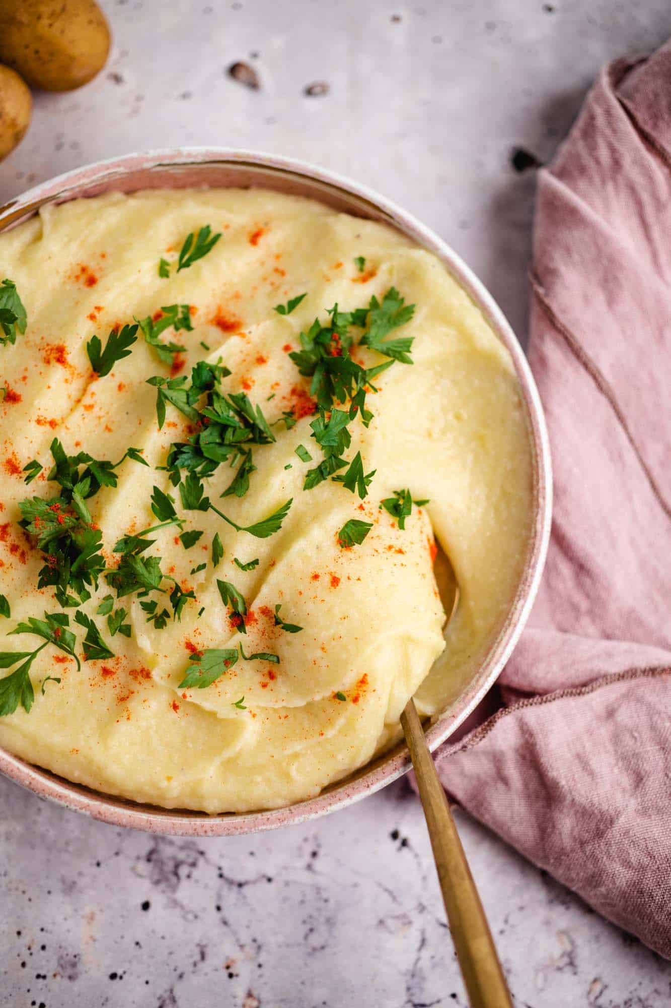 Blumenkohl-Kartoffel Püree (v, gf) Rezept — VEGANE VIBES
