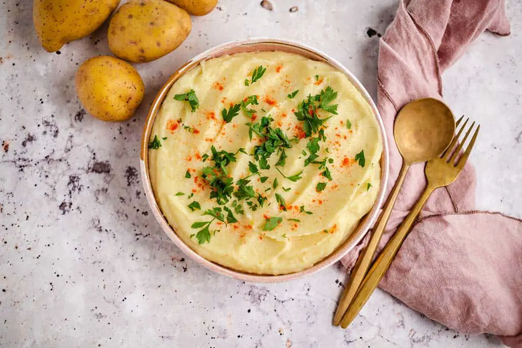 Blumenkohl-Kartoffel Püree (v, gf) Rezept — VEGANE VIBES