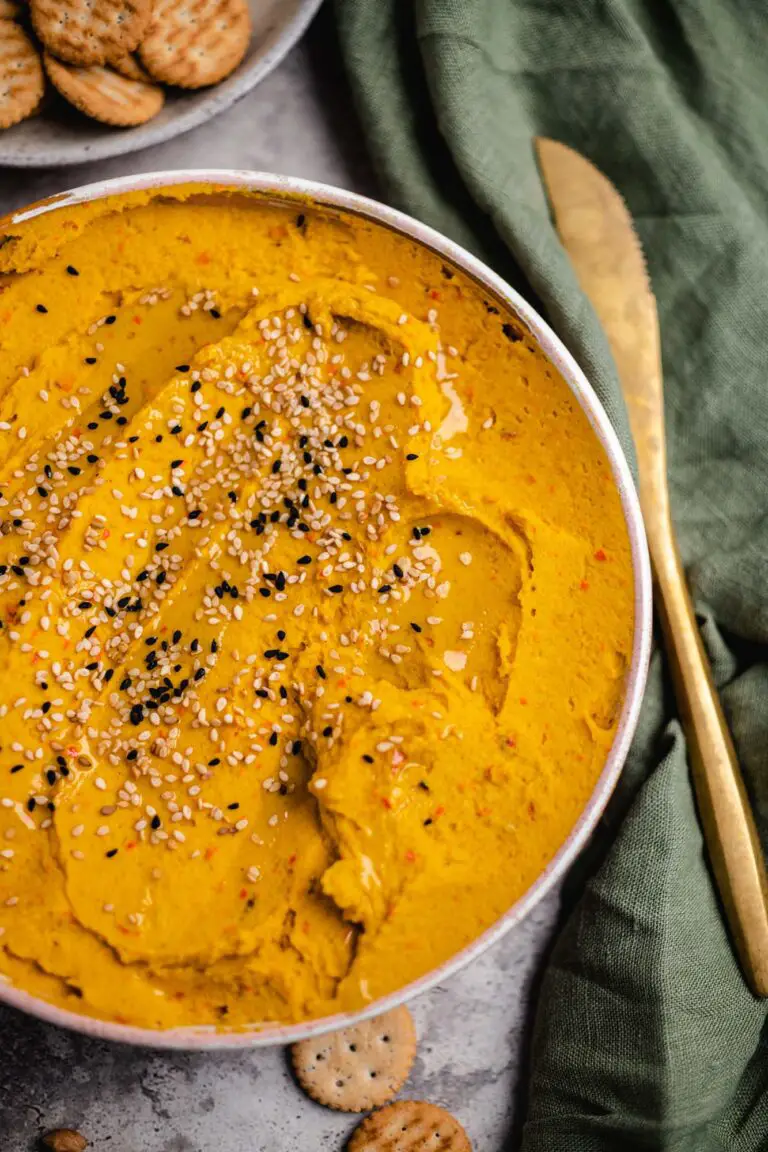 Gerösteter Kürbis Hummus (v &amp; gf) Rezept — VEGANE VIBES