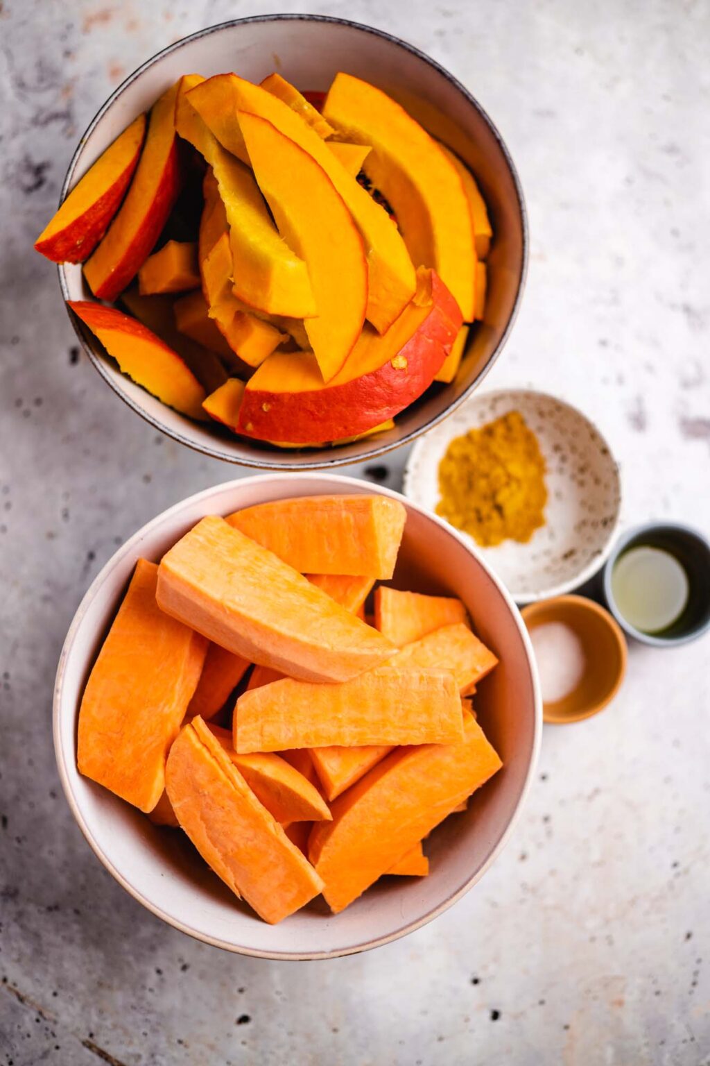 Veganes Süßkartoffel Kürbis Ofengericht — VEGANE VIBES