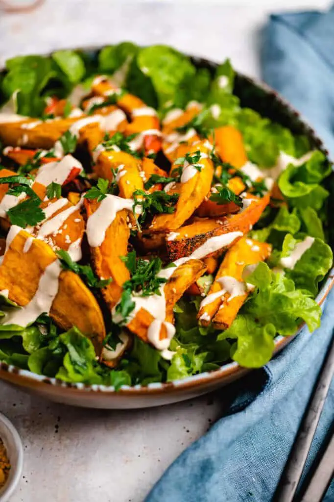 Sweet potato pumpkin oven dish (v, gf)