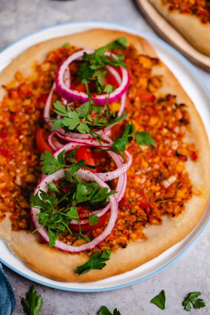 Vegan Lahmacun (Turkish Pizza)