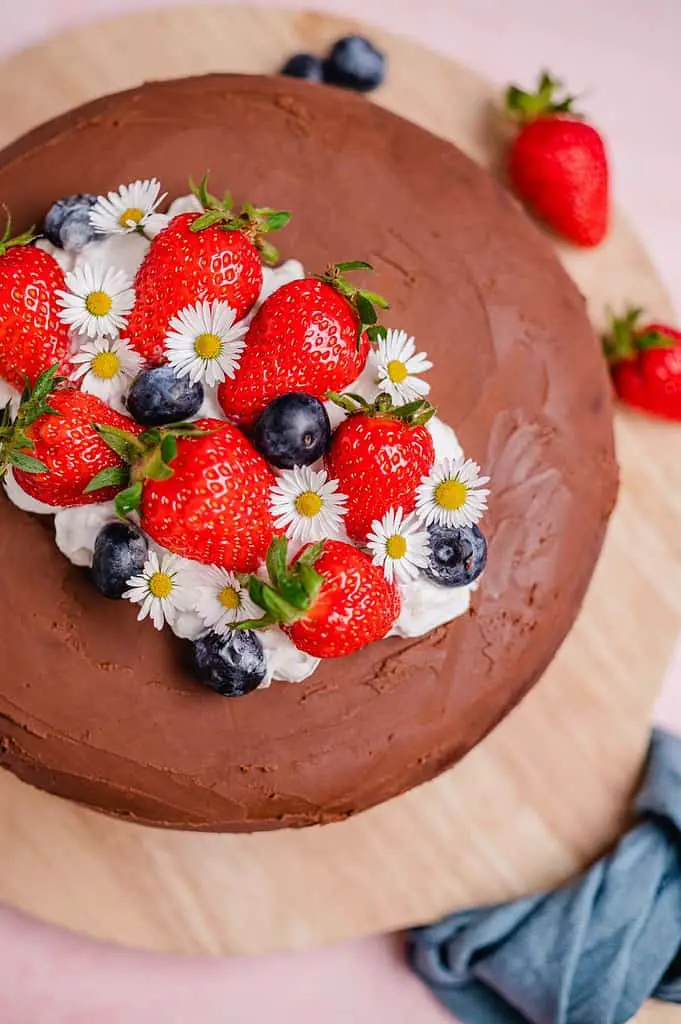 vegan chocolate cake (gf)