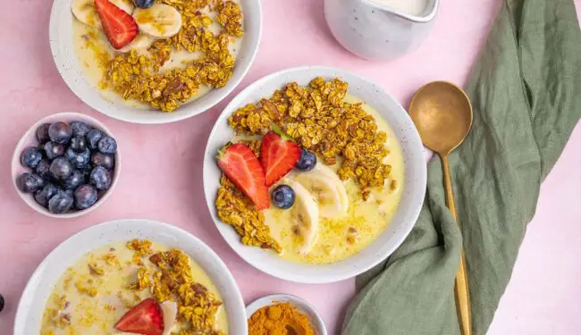 Golden Milk Granola (vegan)