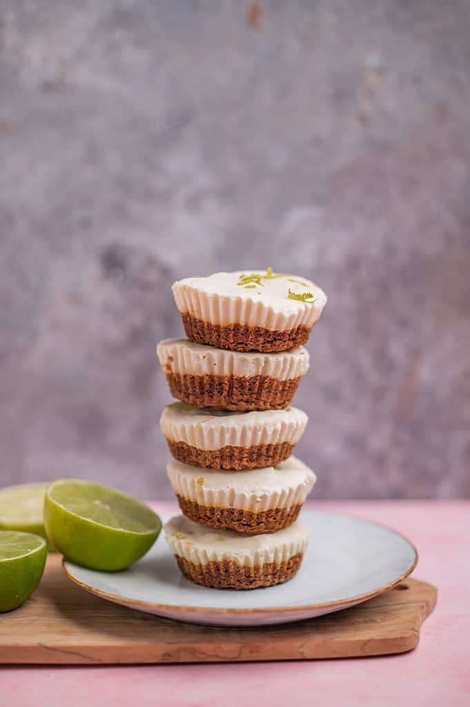 Vegan lime cashew cups