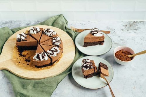 Schoko Mousse Torte Ohne Mehl V Gf Vegane Vibes 