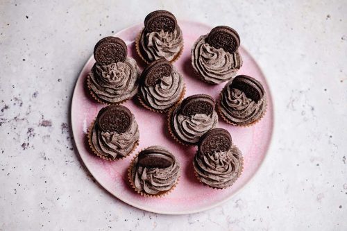 Vegane Oreo Cupcakes